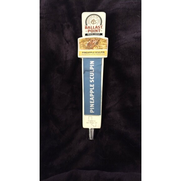 Ballast Point Brewing Co Grapefruit Sculpin Beer Keg Tap Handle 3-Sided IPA - Picture 3 of 3